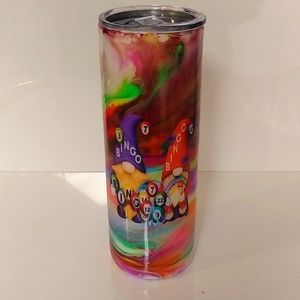 Stainless steel Tumbler Lucky Bingo Gnomes